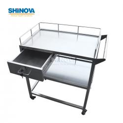 Stainless Steel Medical Trolley With Drawers