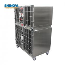 Modular Stainless Steel Dog Cage (with power sockets)