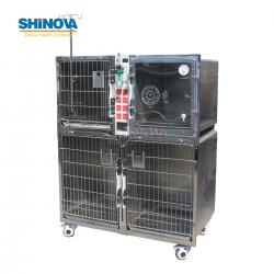 Stainless Steel Modular Dog Cage with Power Plug