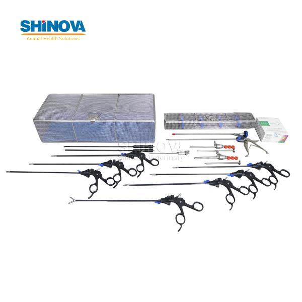 5mm Veterinary Laparoscope Kit for ESU (22pcs)