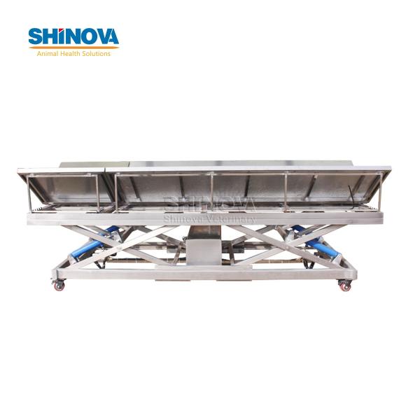 V-Shaped Four Cylinder Lifting Cattle And Horse Surgical Table