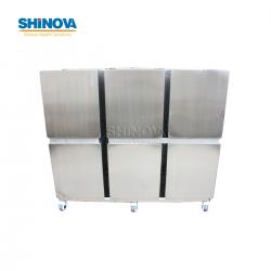 Stainless Steel Six-Position Dog Cage